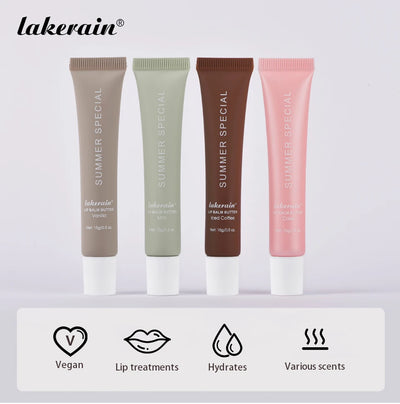 Lip Balm Set Lip Gross 4 Pack 1Kit Deep Moisturizing Lip Glaze Smoothing Color Lips Oil Long Lasting Nourishing Lips Care