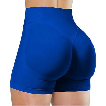 Summer High Waisted Yoga Shorts Fashionable and Sexy Running Fitness Pants Solid Color Yoga Leggings Customizable labels - Smarsty