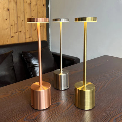Rechargeable Alloy Cordless LED Table Lamp for Ambiance - Smarsty