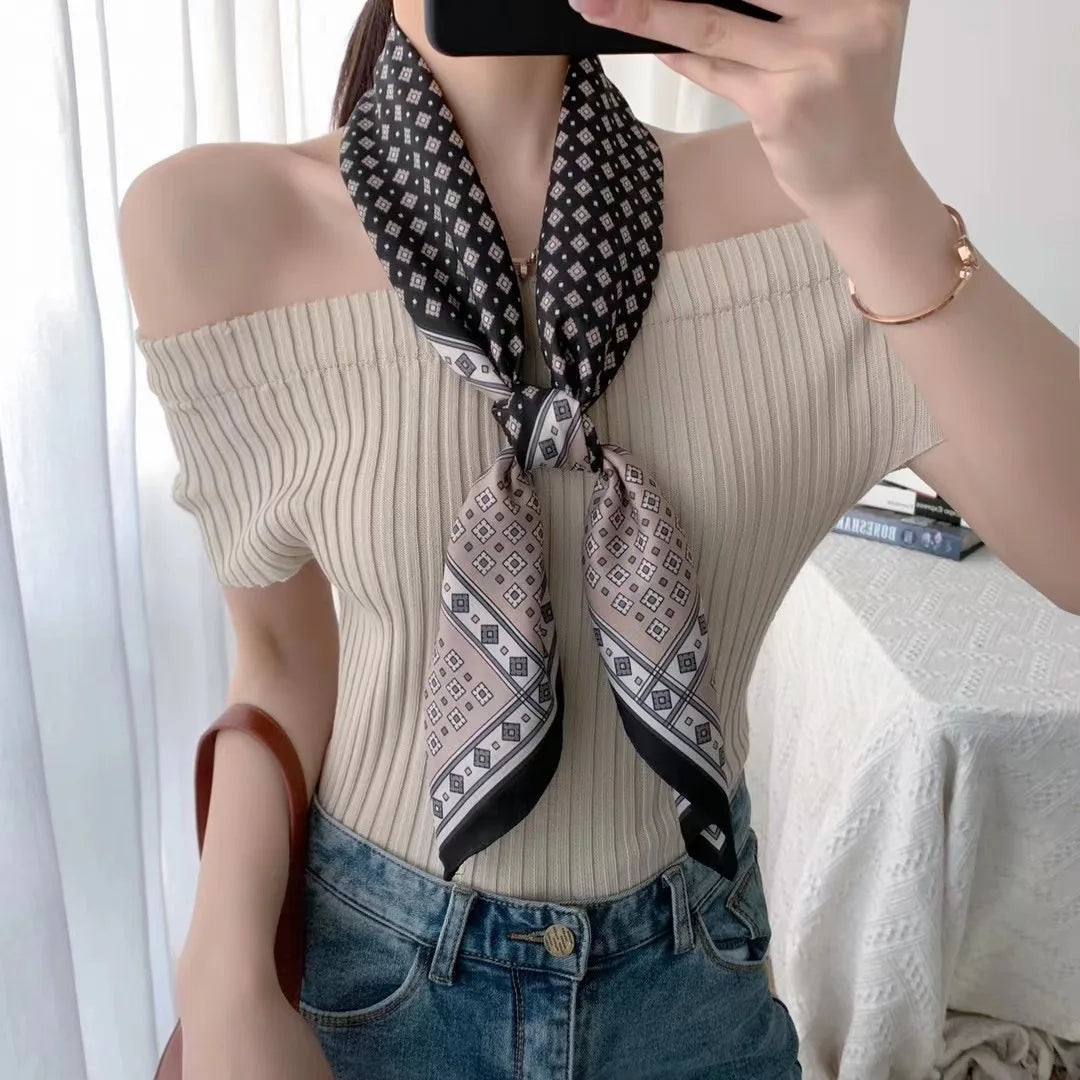 Luxury Women's Spring Scarf Soft Polyester Shawl - Smarsty