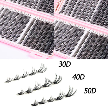 640pcs DIY False Eyelashes Extension Kit with Tools - Smarsty