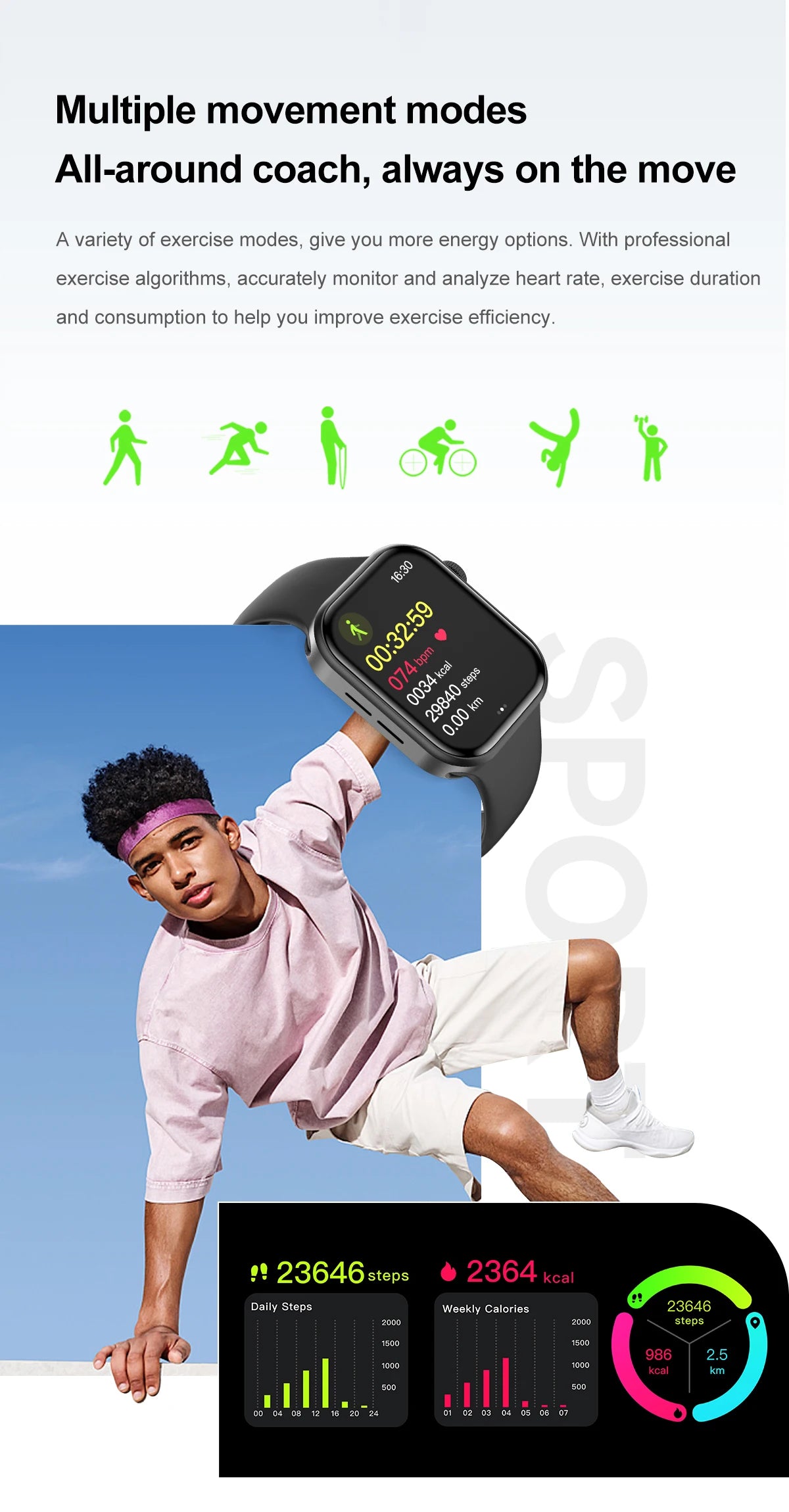 New Watch FIT 3 Smartwatch with AMOLED Display - Smarsty