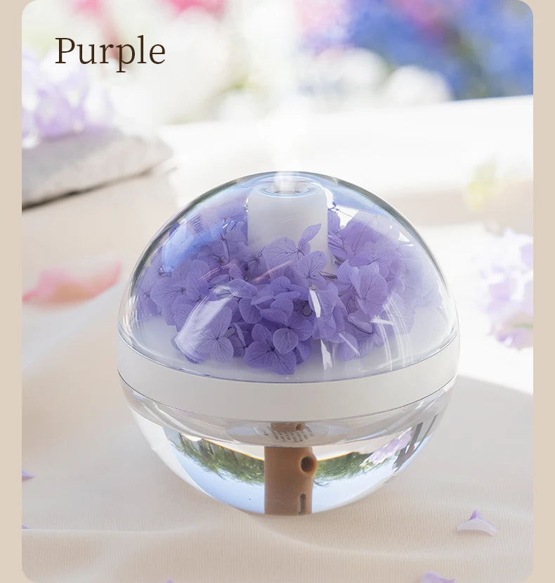 USB Rechargeable 270ML Air Humidifier with LED Light - Smarsty