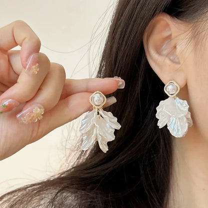 Women's Pearl Petal Ball Earrings for Stylish Party Looks - Smarsty