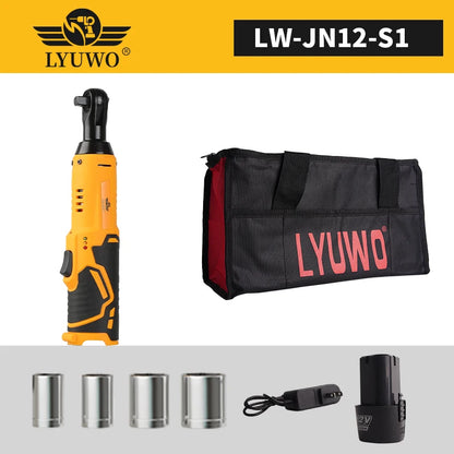LYUWO Rechargeable Electric Ratchet Set for Easy Auto Maintenance - Smarsty