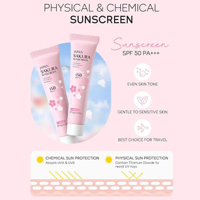 Sakura Skin Care Sets & Kits With Cleanser,Serum,Eye Cream,essence Cream Beauty Products For Women Gift Sets Routine Travel Kit - Smarsty