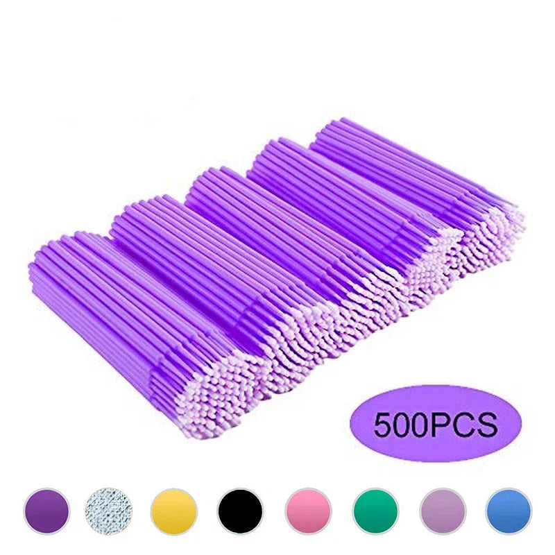 Eyelash Extension Cleaning Swabs for Perfect Makeup Application - Smarsty