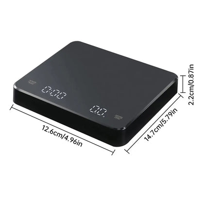 Digital Coffee Scale with Timer and LED Display - Smarsty