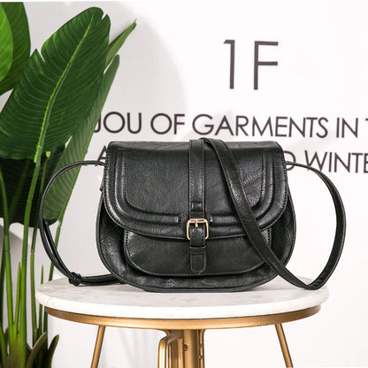 Boho Faux Leather Crossbody Bag For Women With Strap - Smarsty