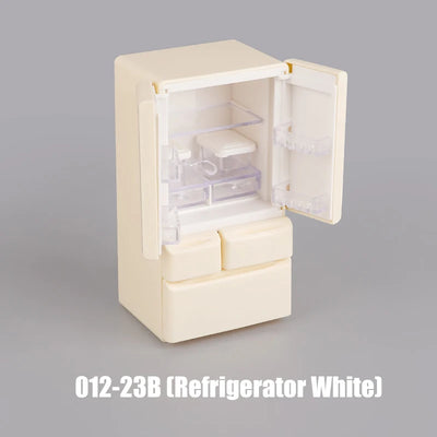 Dollhouse Furniture Kitchen Play Set Miniature Refrigerator 1:12 Mini Food Living Room Sofa Set Pretend Play Accessores Toy by Smarsty