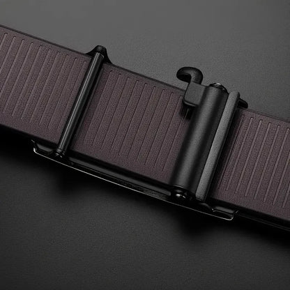 Stylish Mens PU Leather Belt with Automatic Buckle - Smarsty