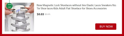 1Pair Magnetic Lock Shoelaces without ties Flat Elastic Laces Sneakers Boots No Tie Shoelace Rubber Bands for Shoes Accessories