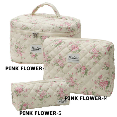 1pcs Cute Quilted Cotton Makeup Bag Women Zipper Cosmetic Organizer Cloth Handbag Box Shape Portable Toiletry Case for Girls - Smarsty