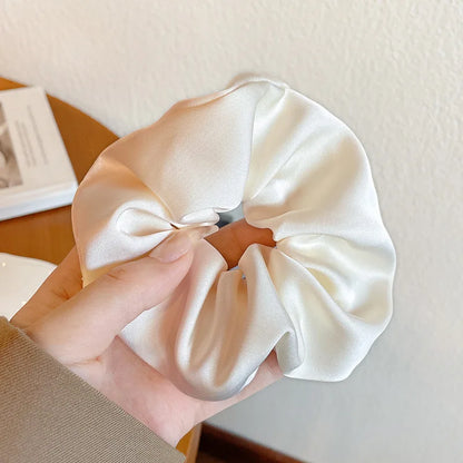 Satin Scrunchies Hair Accessories Gentle Soft Hold Premium - Smarsty