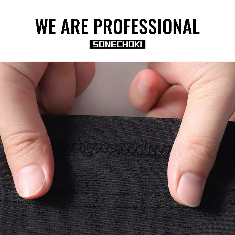 SONECHOKI Running Shorts Men Striped Printing Loose Basketball Sport Gym Breathable Shorts Fitness Training Workout Bottom Male - Smarsty