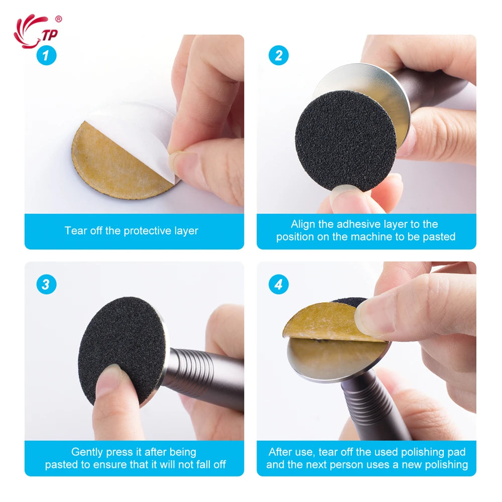 Pedicure Sandpaper Discs for Dead Skin Removal - Smarsty