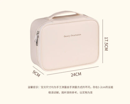 New Women's Cosmetic Bag Portable Storage Bag Large Capacity Luxury Makeup Bag Travel Organizer Essentials Toiletry Bags - Smarsty