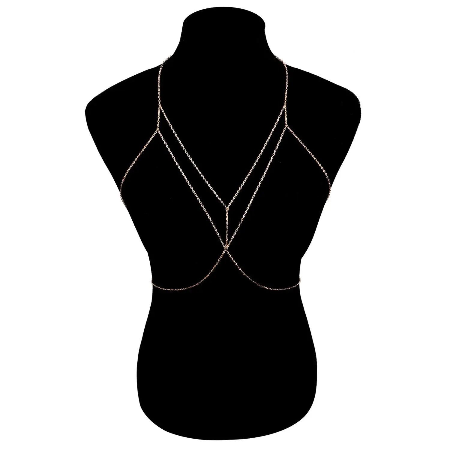 Gold Layered Body Chain Jewelry for Women - Smarsty