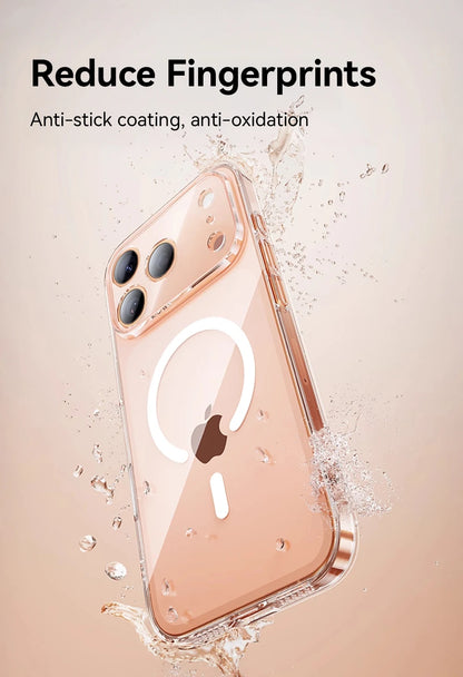 Magnetic Clear iPhone 17, 17 Pro and Pro Max Case Anti Yellowing - Smarsty