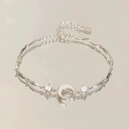 Women's Cherry Blossom Hand Jewelry with Pink Zircon - Smarsty