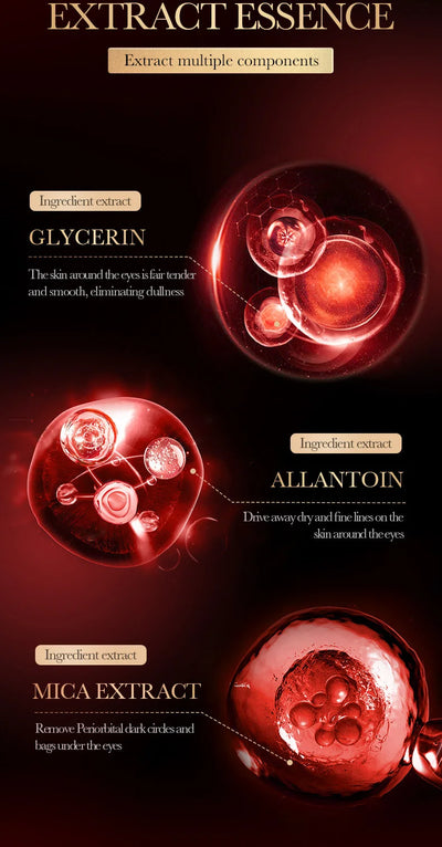 Red Pomegranate Collagen Eye Mask for Dark Circles - Smarsty