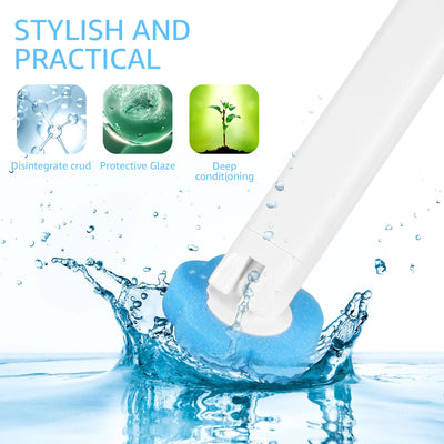 18/36Pcs Toilet Brush With Disposable Replacement Head Kits Upgrade Long Handle Bathroom Cleaning Brush For Home Wc Accessories - Smarsty