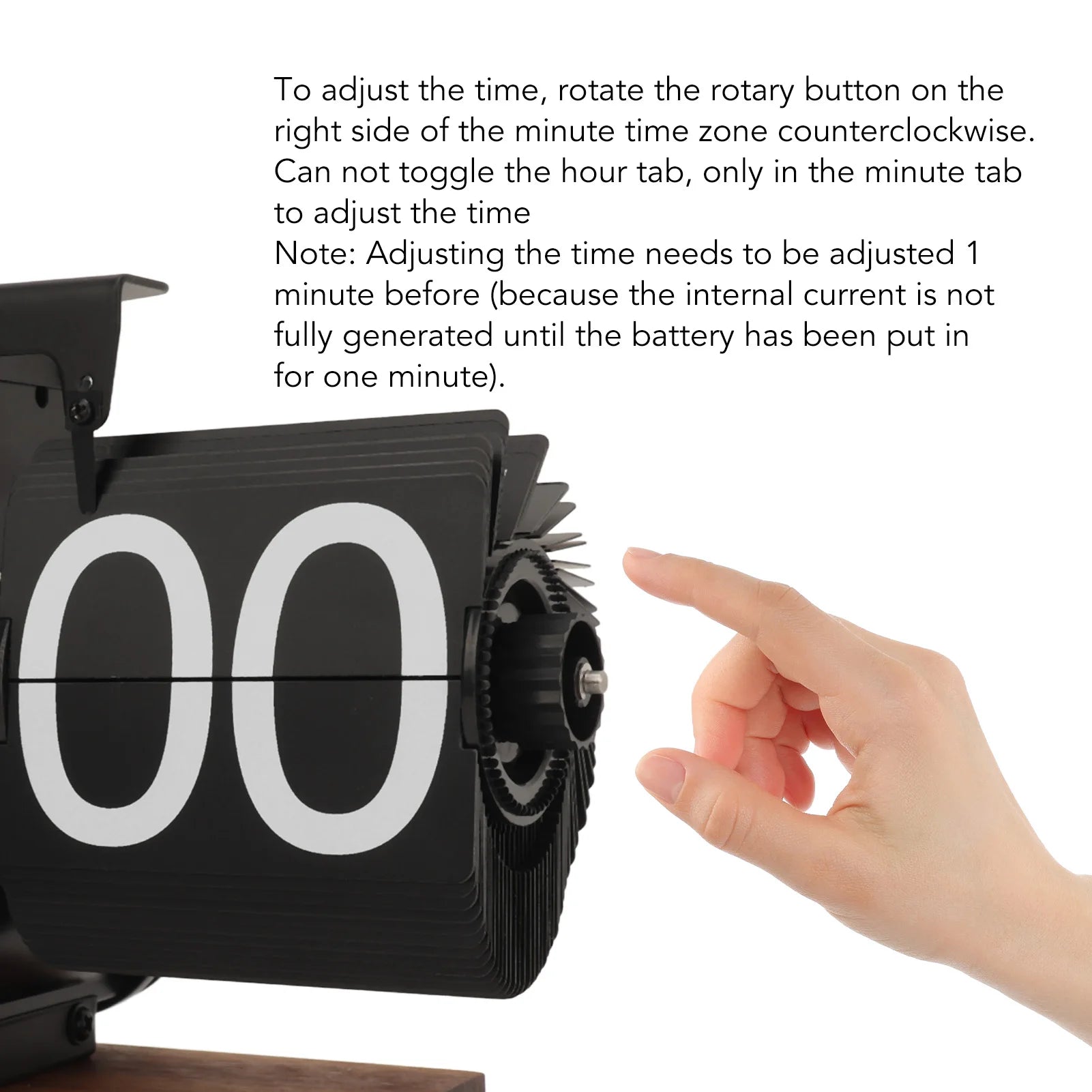 Digital Flip Down Clock with Easy Time Adjustment - Smarsty