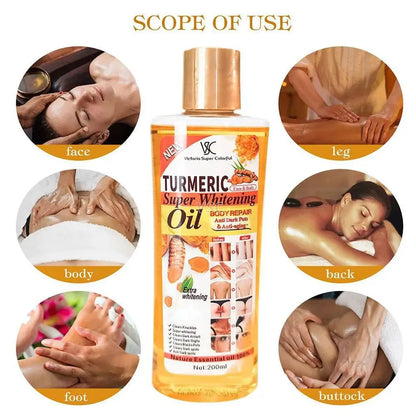 Turmeric Essential Oil Massage Oil for Brightening Skin - Smarsty