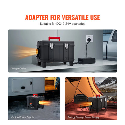 SucceBuy 8KW Diesel Heater 12V/24V Diesel Air Heater Car Heater with Bluetooth and CO Alarm Parking Heater for Vehicles&Outdoor