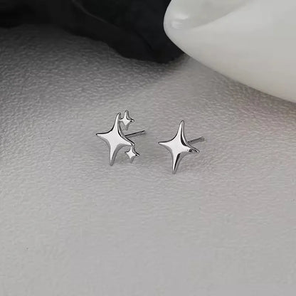 925 Sterling Silver Star Earrings with Tassel Design for Women - Smarsty