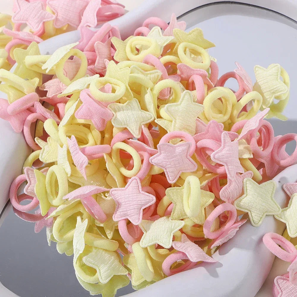 Kids Plush Ball Hair Bands Soft Comfortable Scrunchies - Smarsty