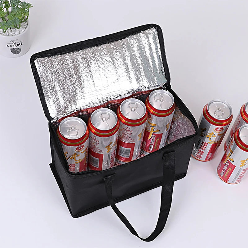 Insulated Lunch Cooler Bag With Folding Design And Ice Pack - Smarsty