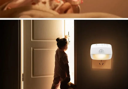 Motion Sensor LED Night Light for Bedrooms and Hallways - Smarsty