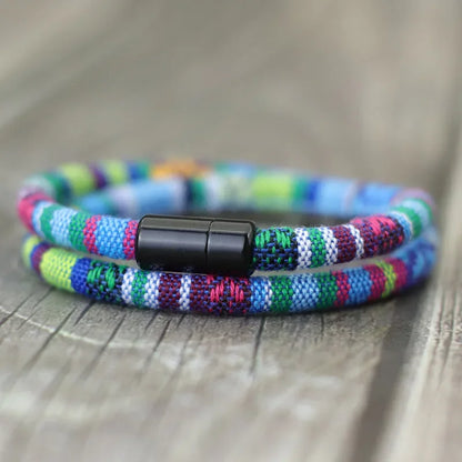 Men's Bohemia Rope Bracelet for Adventure and Survival - Smarsty