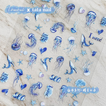 Colorful Seashell Nail Art Stickers for Dreamy Designs - Smarsty