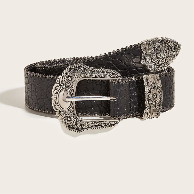 Unisex Goth Y2k Designer Jeans Belt High Quality - Smarsty