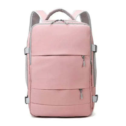 Casual Travel Backpack Women Large Capacity Waterproof Anti-Theft Casual Backpack Bag with Luggage Strap Laptop Backpack Women - Smarsty