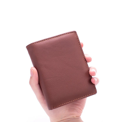 men's wallet Genuine Leather Wallets For Men Coin Purse Vintage Vertical Short  Credit Card Holder Money Bag Men's RFID wallet - Smarsty
