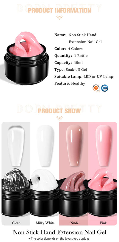 Born Pretty 15ml Non Stick Gel Polish for Nail Art - Smarsty