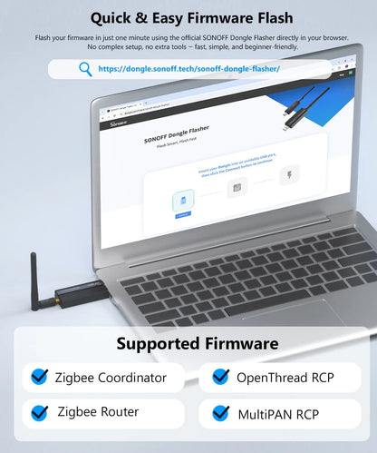 Sonoff Zigbee 3.0 USB Dongle for Smart Home Control - Smarsty