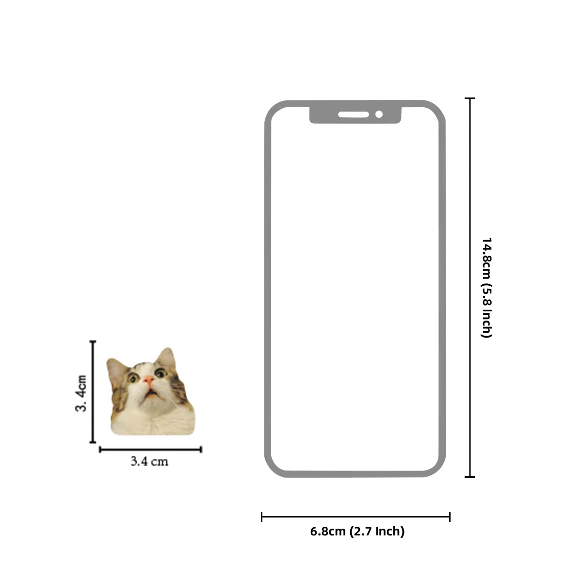 46pcs/Bag,Cat Stickers,Be for Suitcase Skateboard Luggage Laptop Phone Diy Sticke Decoration Stationery School Supplies Toys - Smarsty