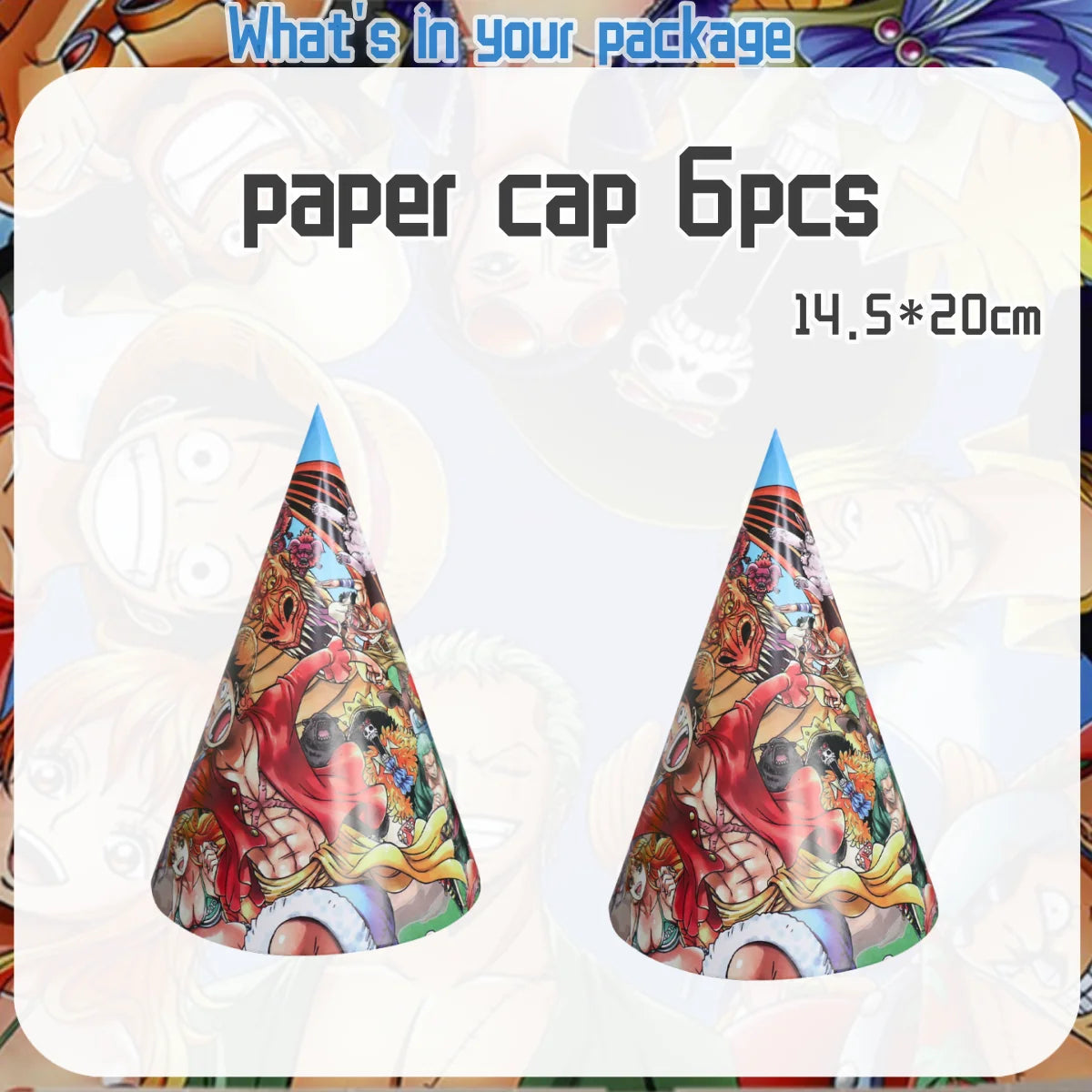 One Piece Birthday Party Disposable Tableware Set - Smarsty