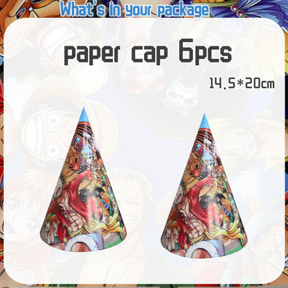 One Piece Birthday Party Disposable Tableware Set - Smarsty