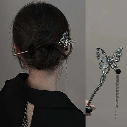 2024 Vintage Chinese Style Butterfly Hair Stick for Women - Smarsty