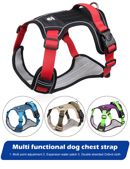 Reflective Tactical Dog Harness for Large Dogs - Smarsty