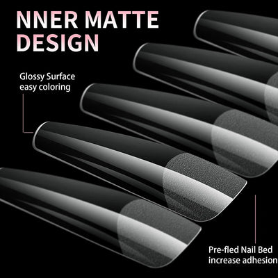 Luxury Soft Gel False Nail Tips for Elegant Manicure - Smarsty