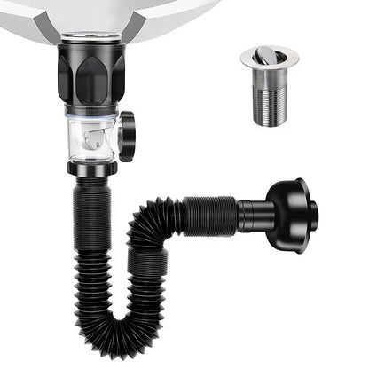 Flexible Anti-Odor Drain Pipe Set for Kitchen and Bathroom - Smarsty