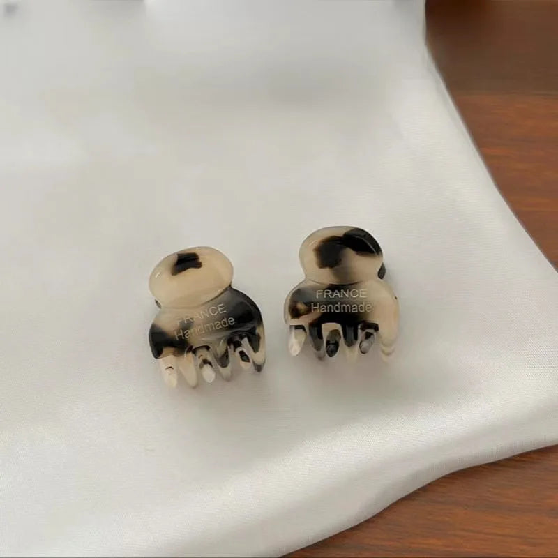 Mini Acetate Hair Claw Clips For Girls Cute Lightweight Grip - Smarsty
