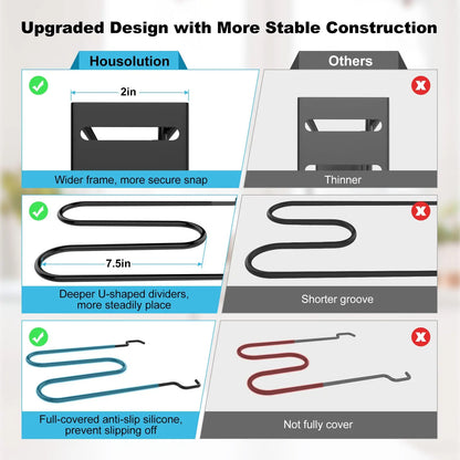 Pot Rack Organizer Under Cabinet,8 Tier Adjustable Pot Organizers Inside Cabinet,Pan Storage Organizer Rack for Storing Pots Pan