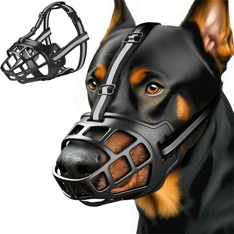 Reflective Dog Muzzle for Safe and Comfortable Use - Smarsty